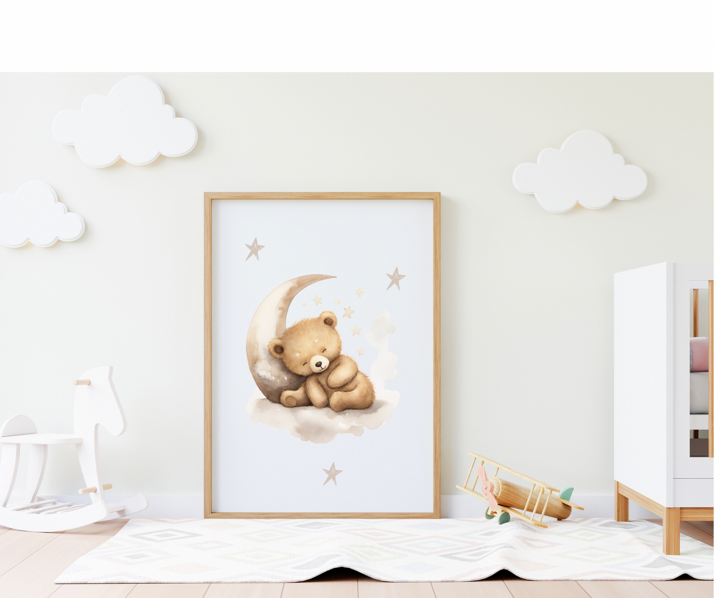 Teddy Bear | Unisex Nursery Print