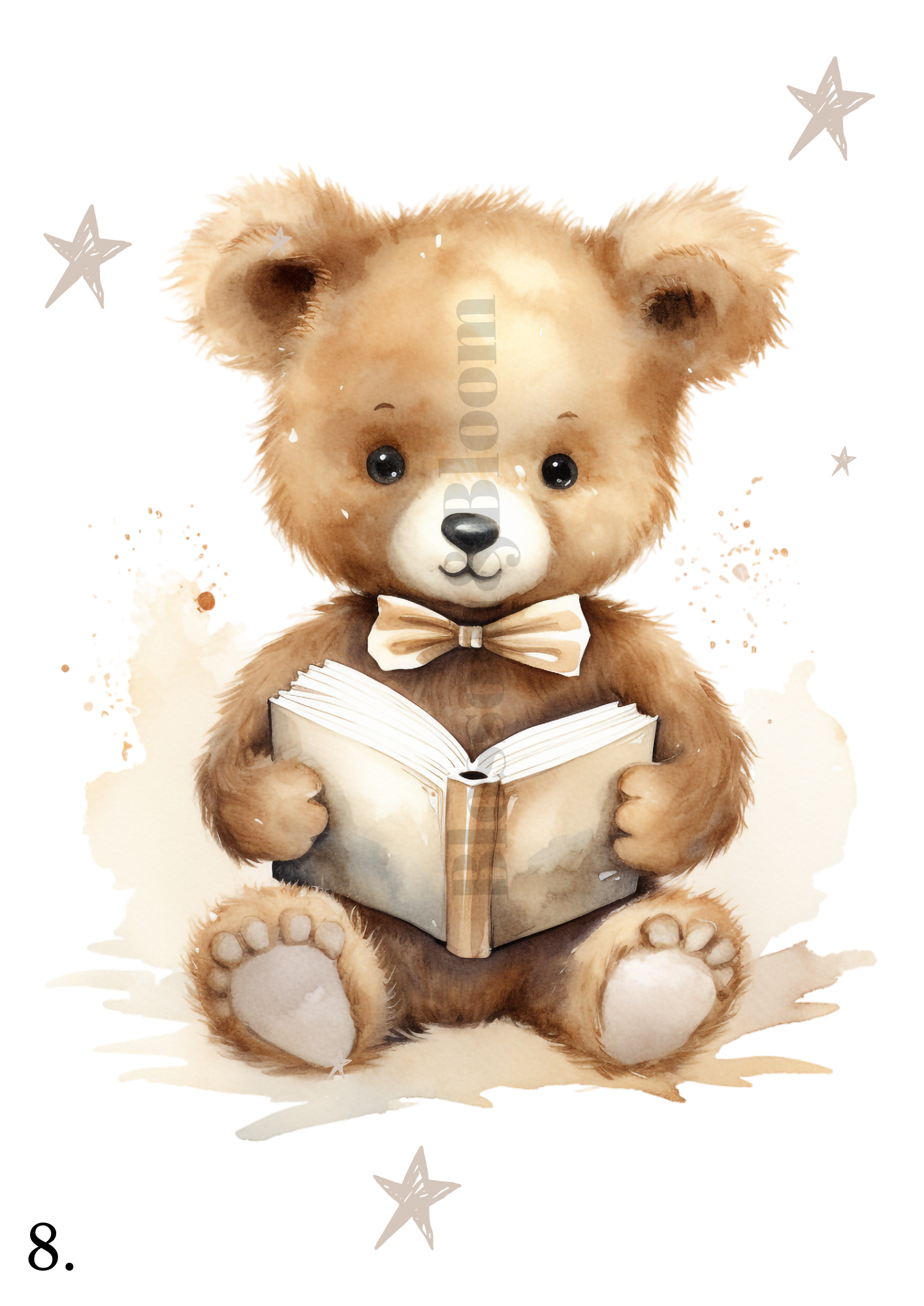 Teddy Bear | Unisex Nursery Print