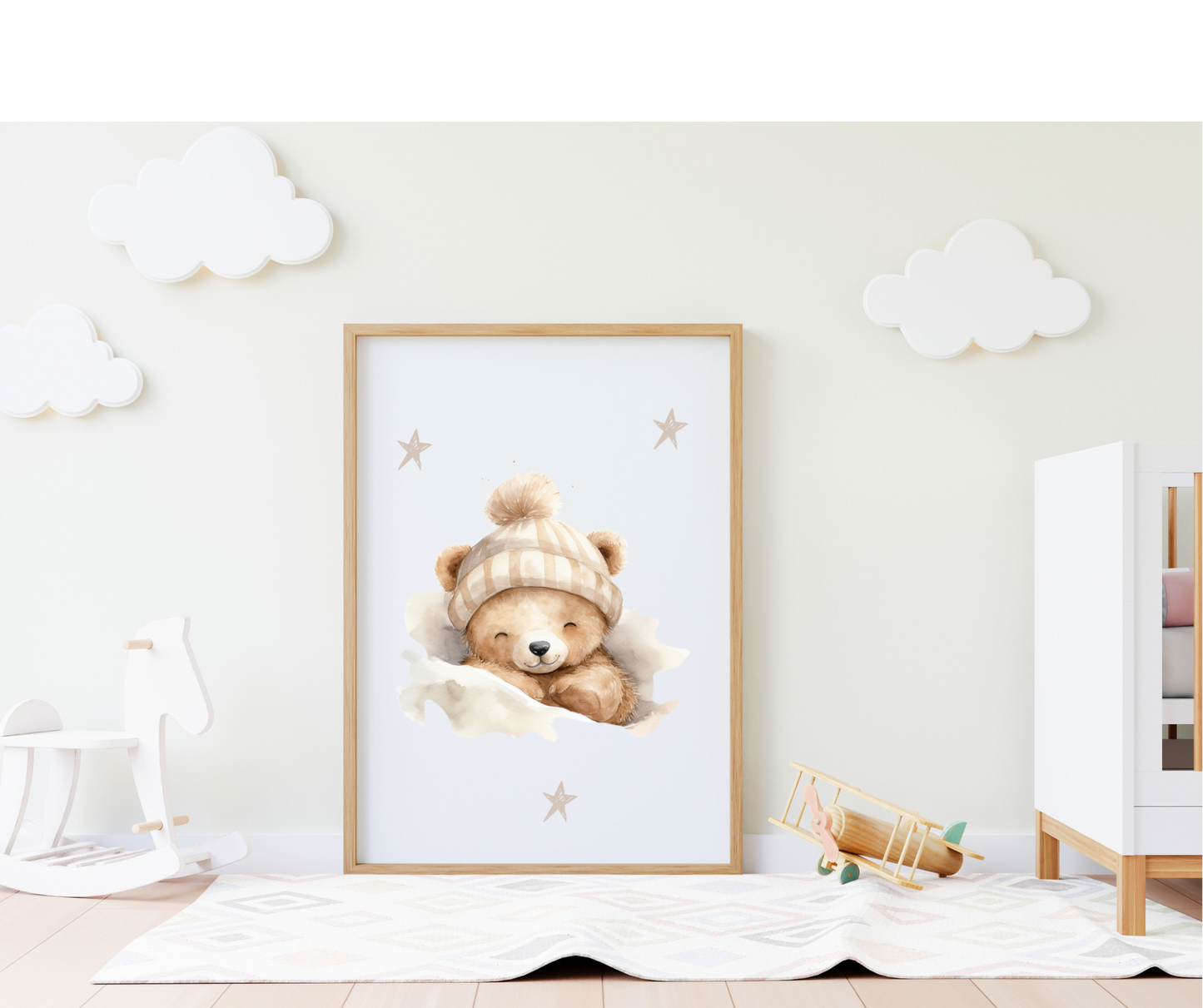 Teddy Bear | Unisex Nursery Print