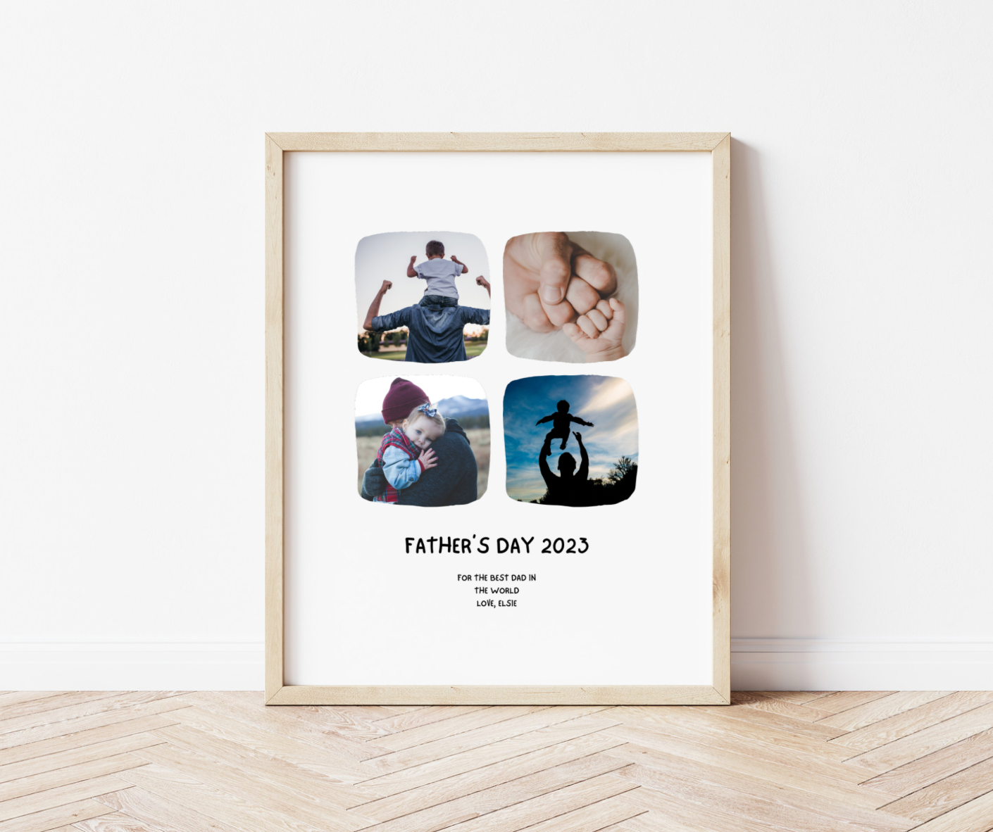 Personalised Dad Photo Print