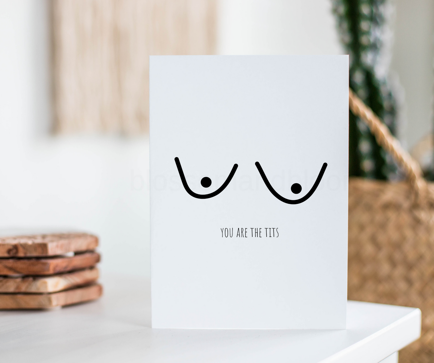 You Are The Tits Card