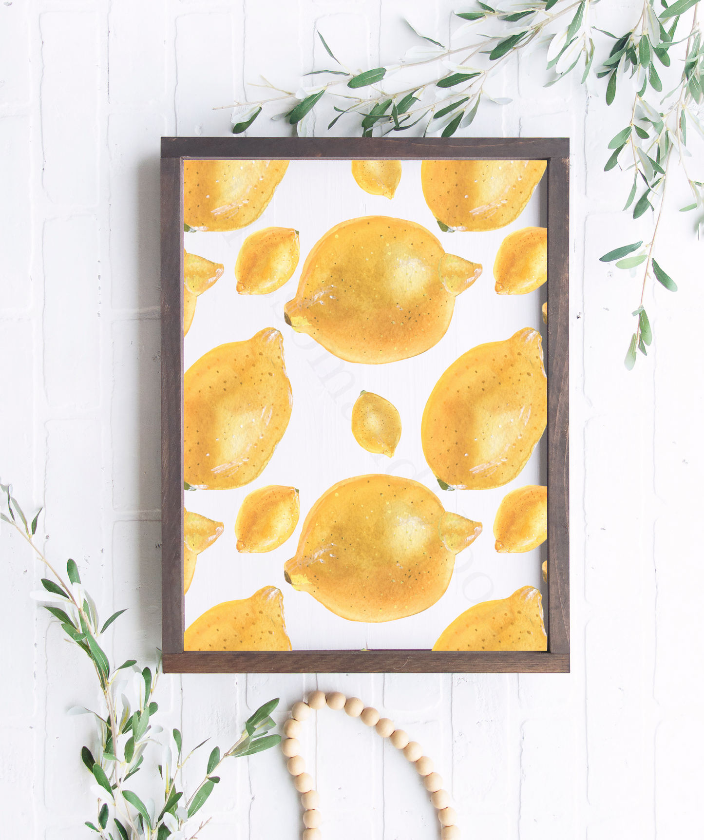 Watercolor Lemons