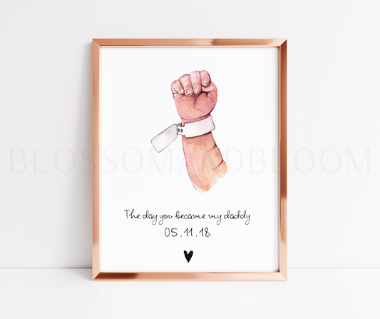 Personalised First Father's Day Print