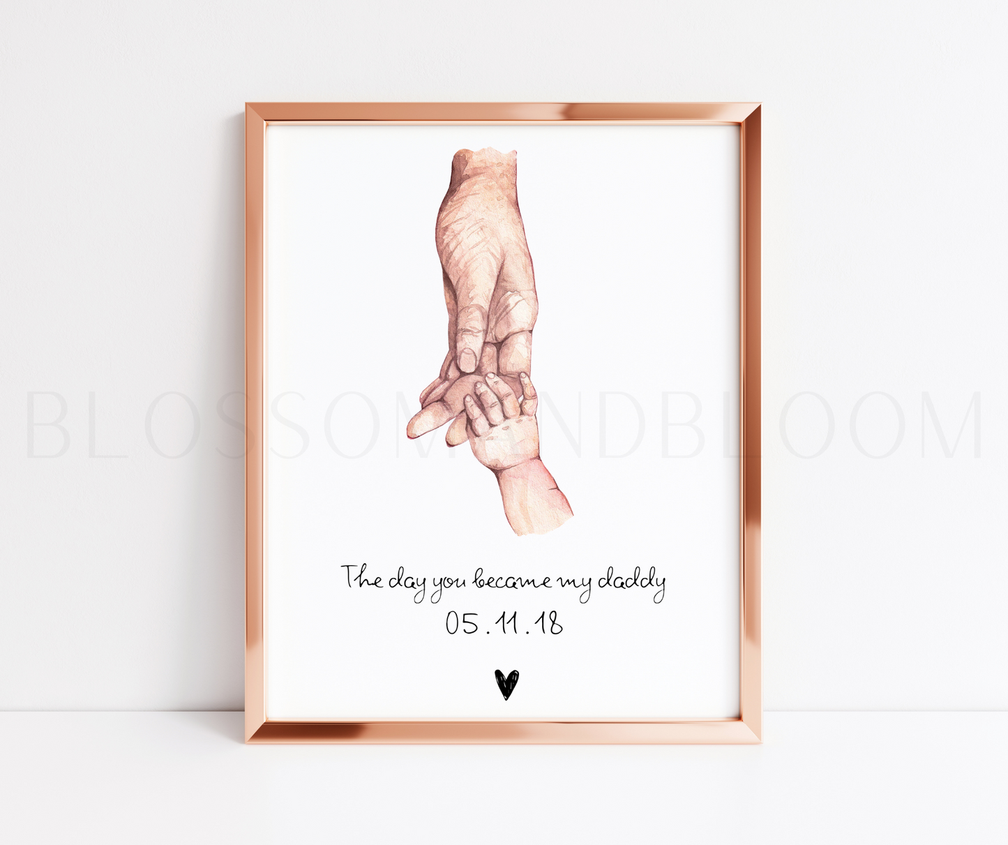 Personalised First Father's Day Print