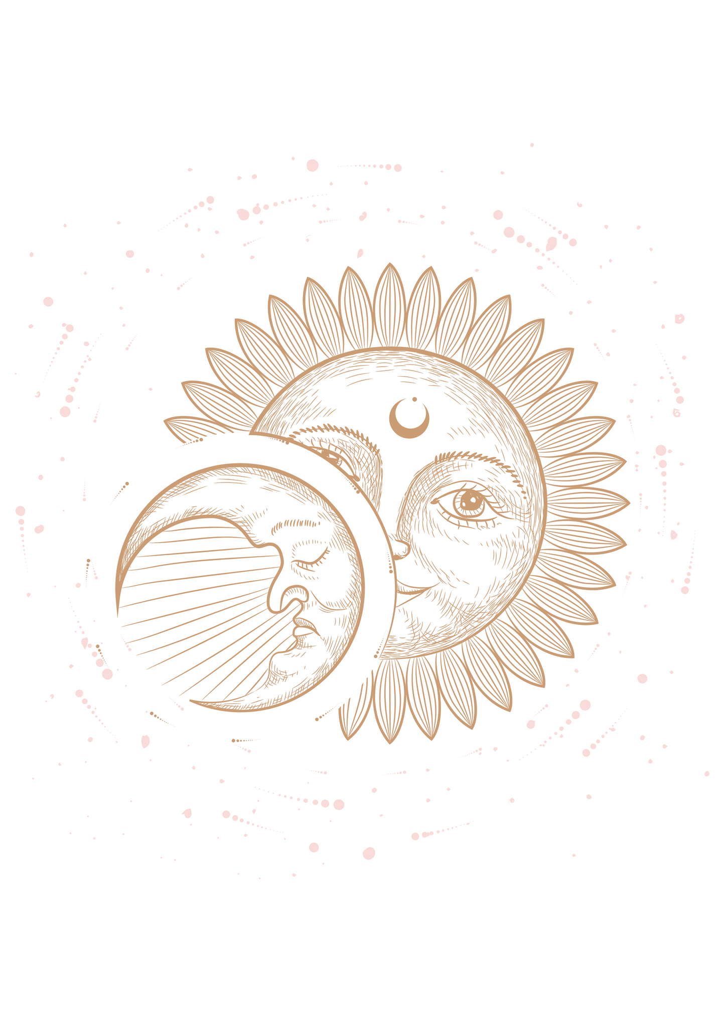 The Sun & Moon Print