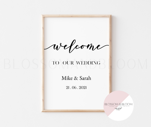 Personalised Wedding Print