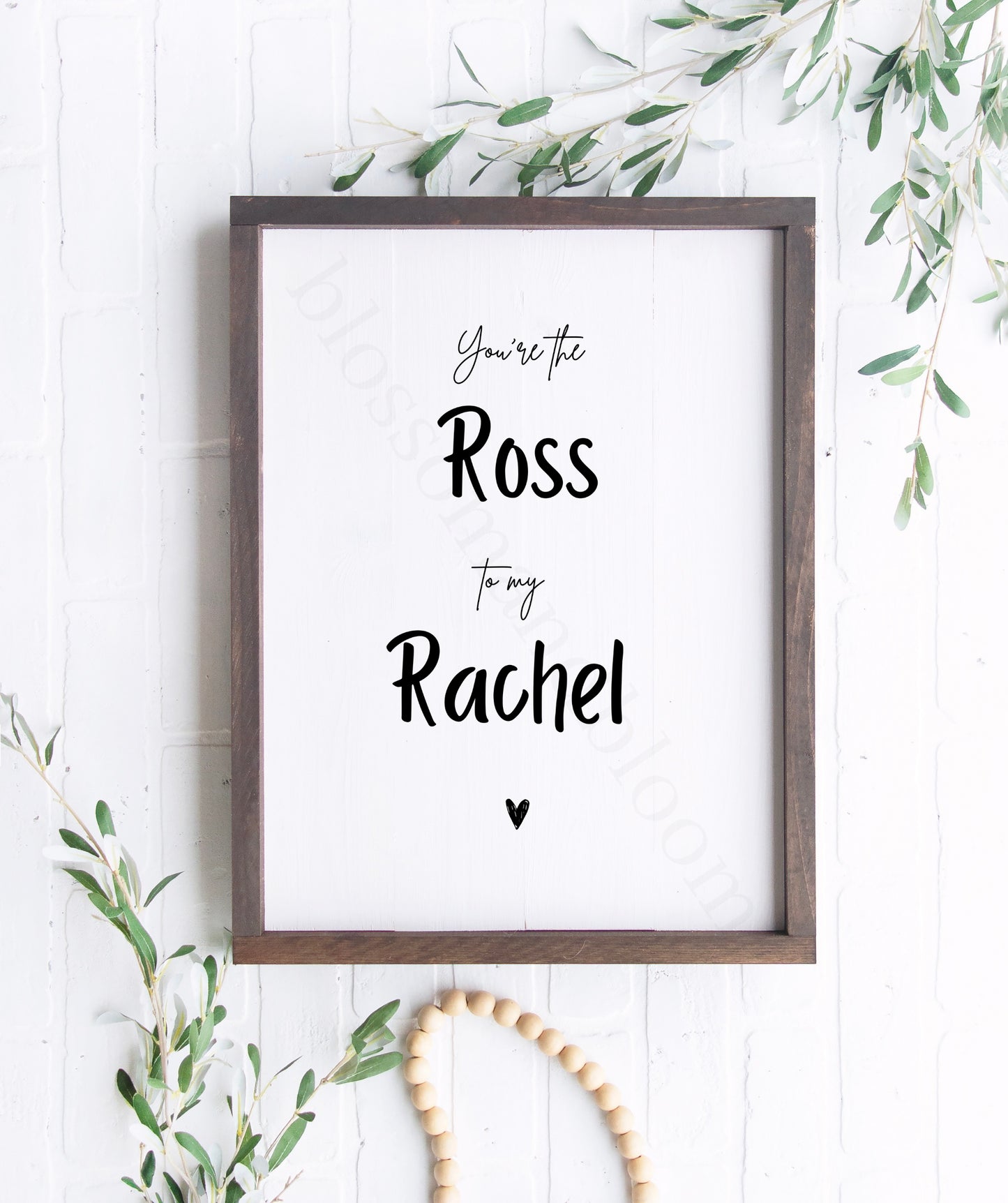 Ross & Rachel Print