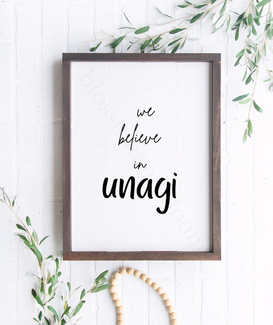 Unagi Friends Print