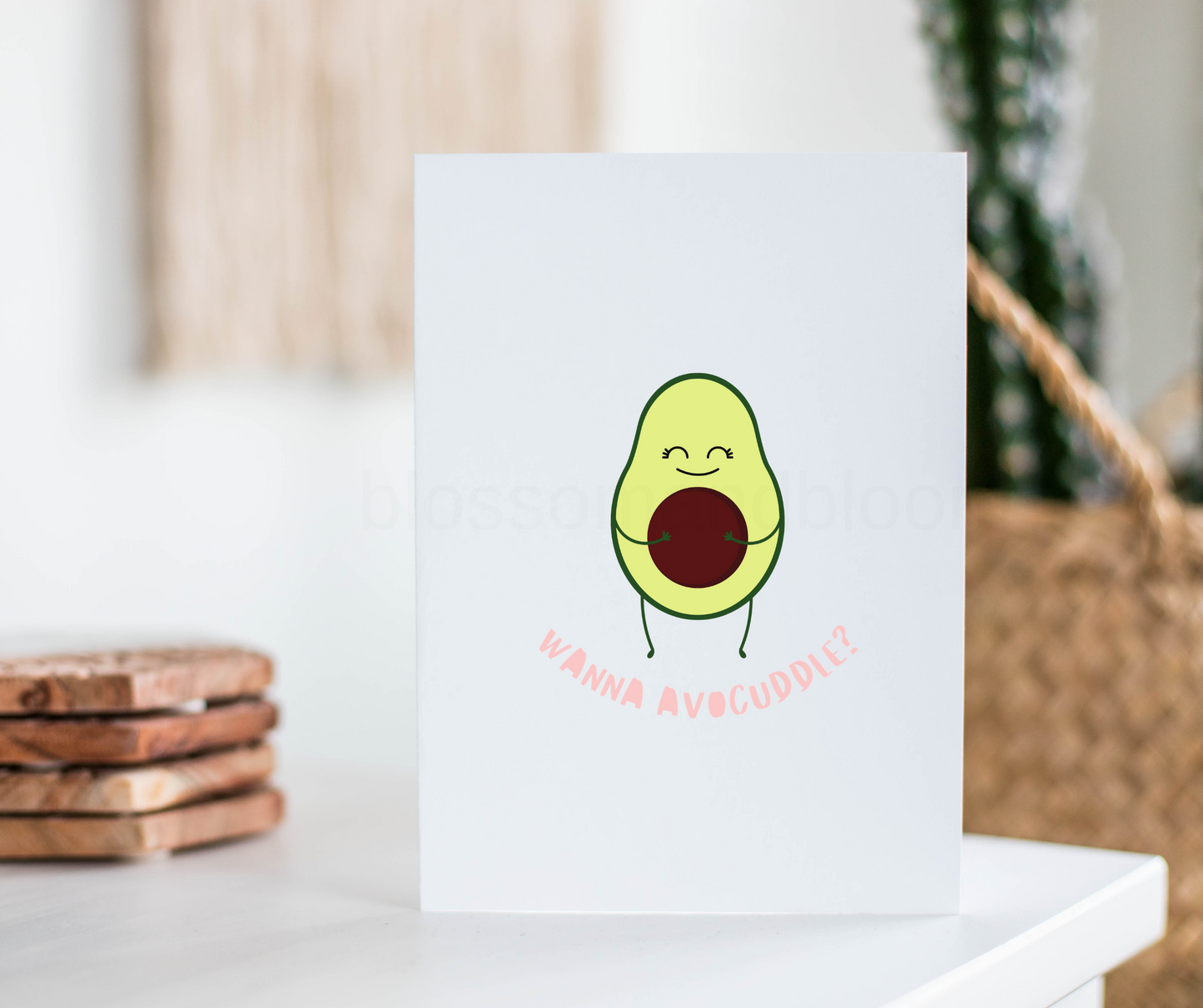 Wanna Avocuddle? Card