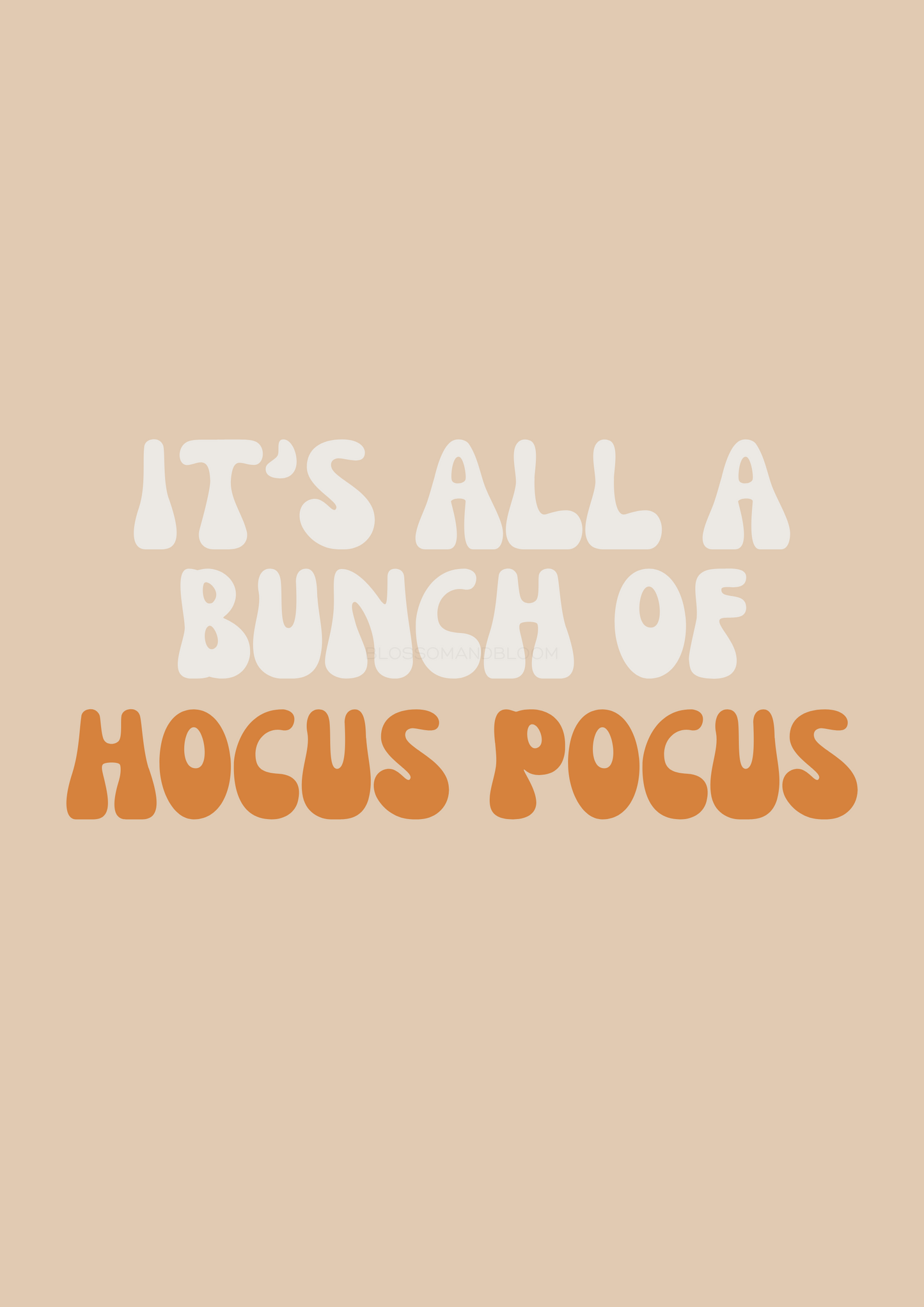 A Bunch of Hocus Pocus