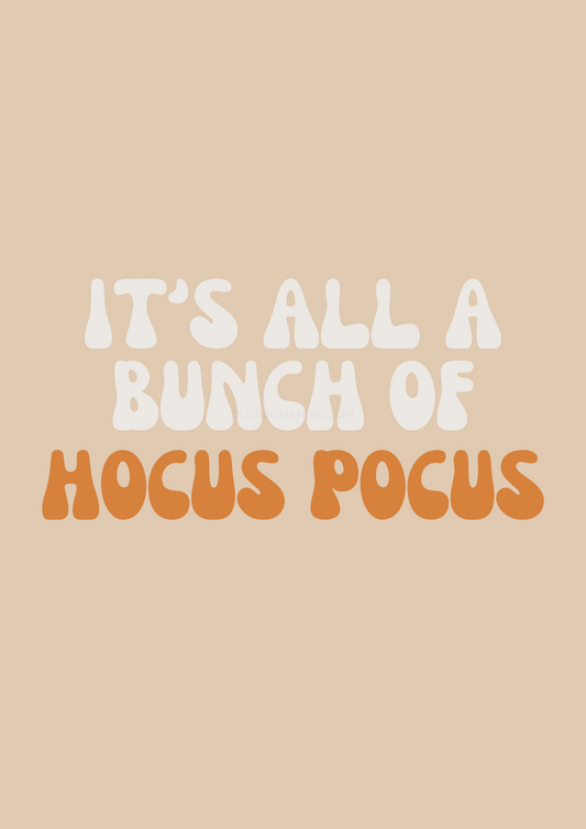 A Bunch of Hocus Pocus