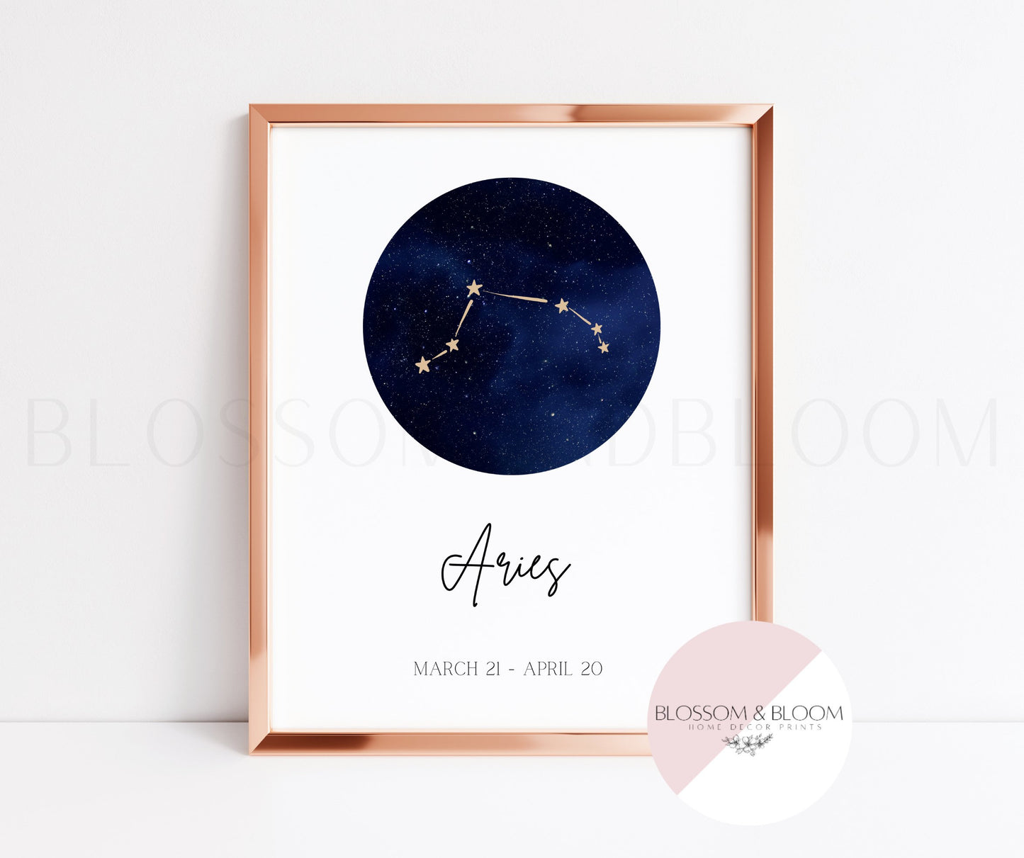 Star Sign & Date Prints