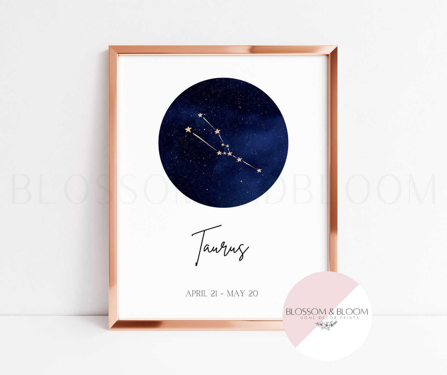 Star Sign & Date Prints