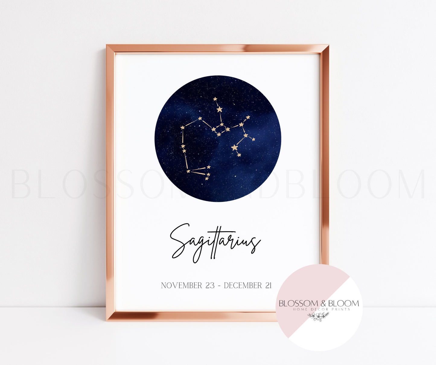 Star Sign & Date Prints