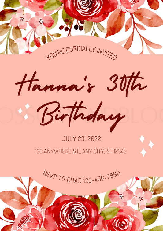 Birthday Party Invitations