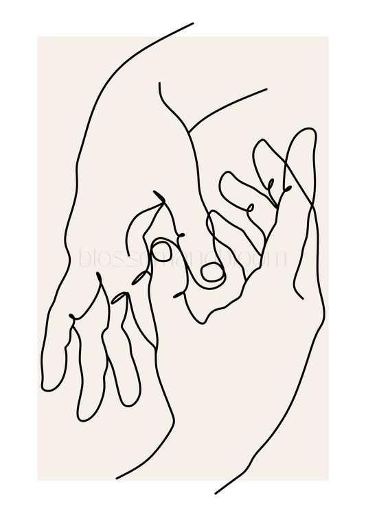 Line Art Hands