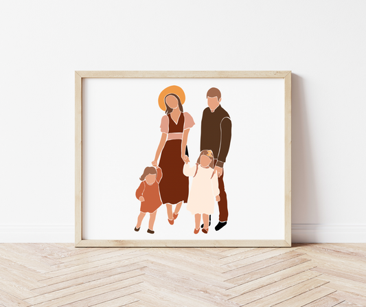 Personalised Abstract Family