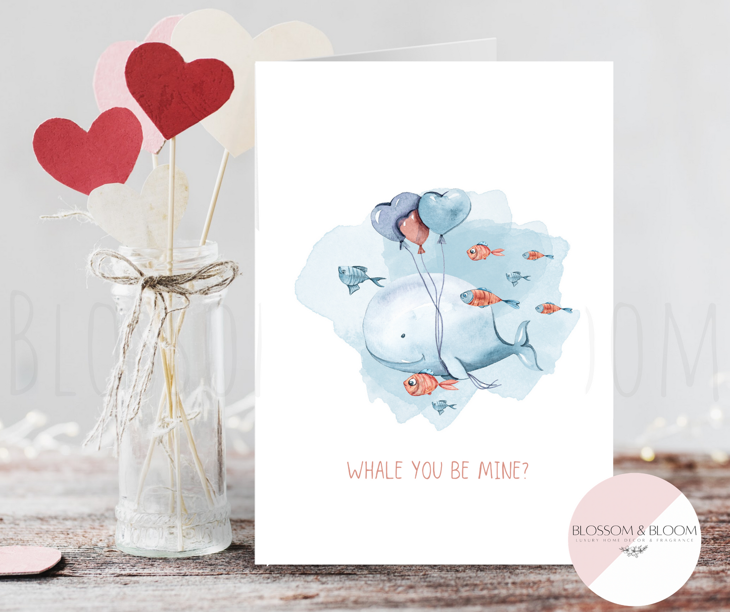 Whale You Be Mine Card