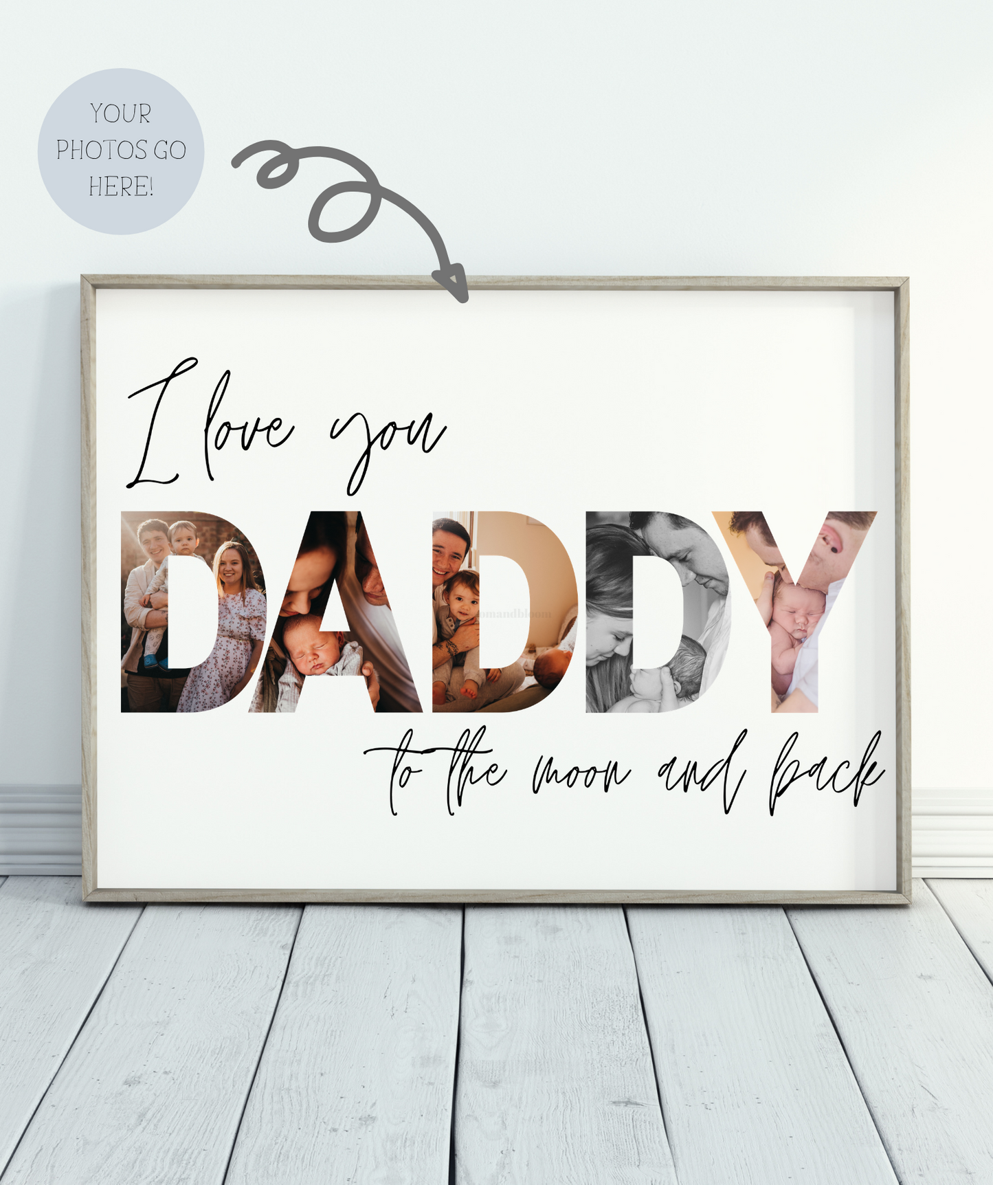 Personalised Daddy Photo Print