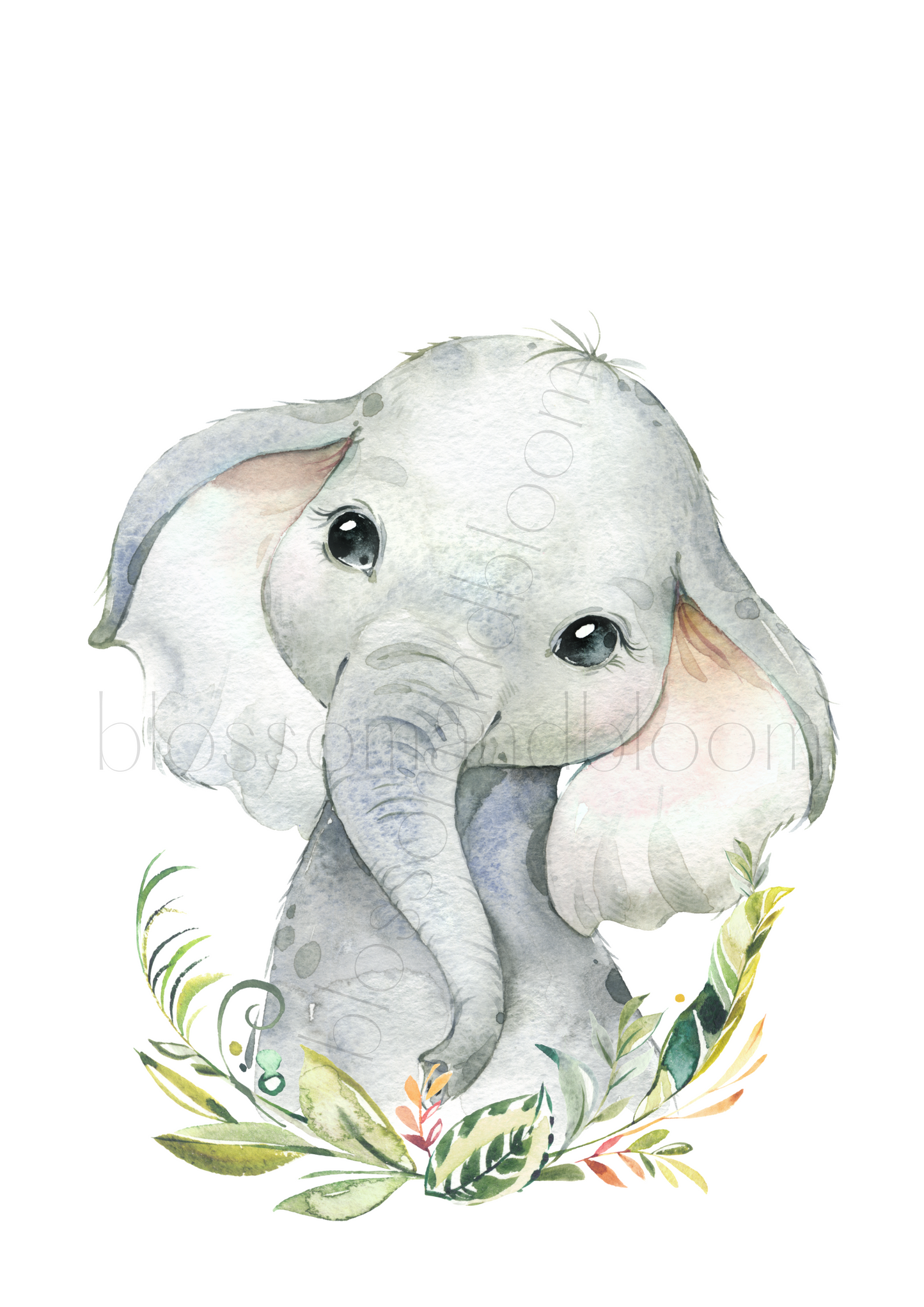 Watercolor Elephant