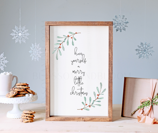 Merry Little Christmas Print