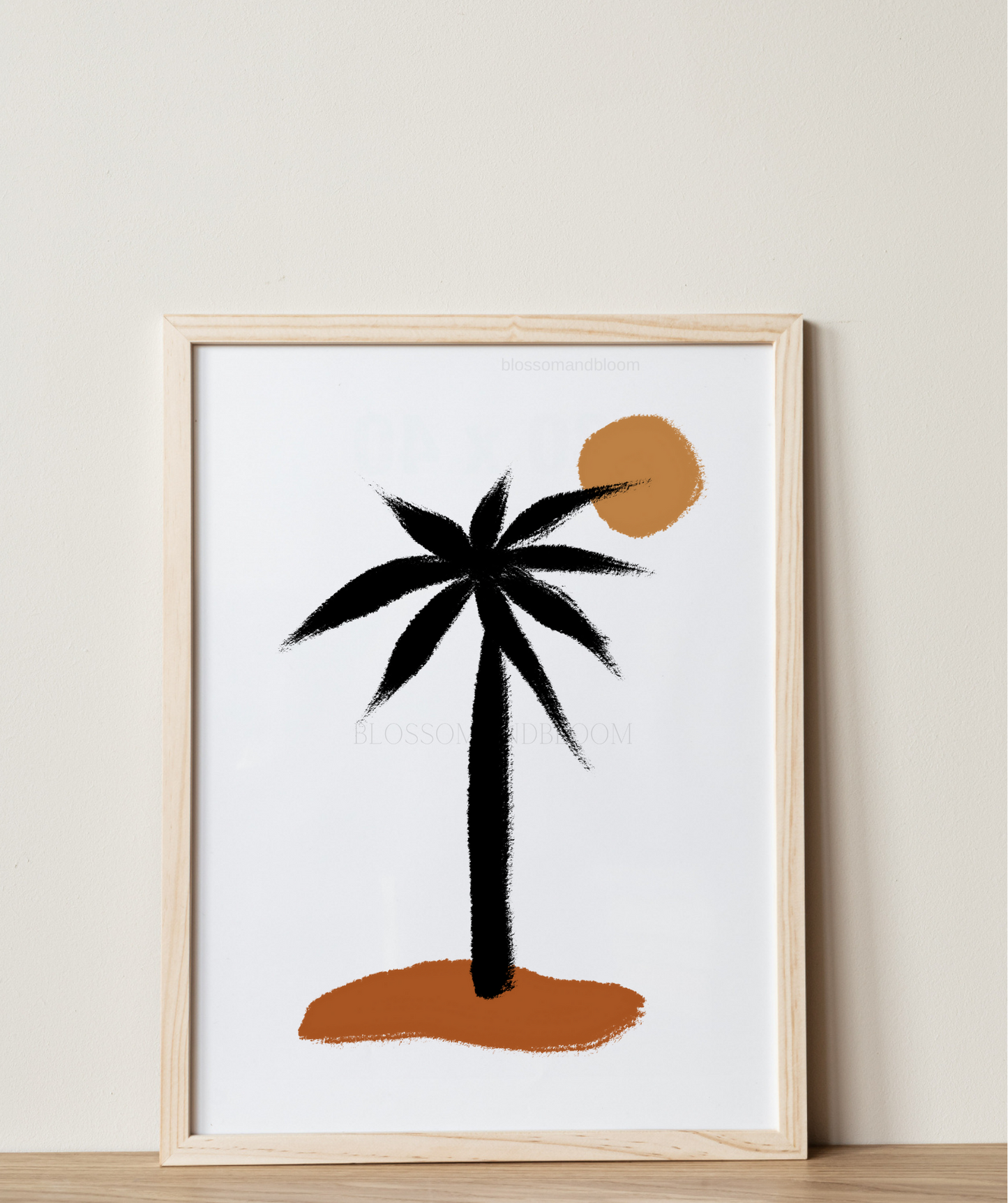 Abstract Palm Tree