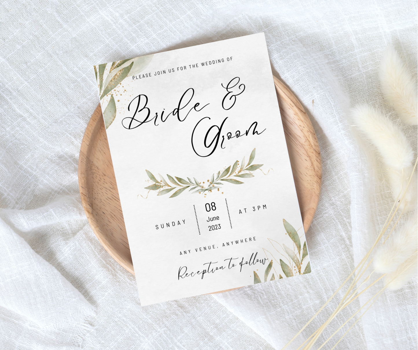 ‘The Bride’ Style Wedding Invitation